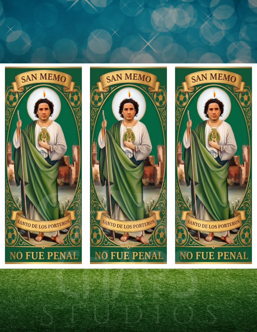 San Memo "No Fue Penal" Die-Cut Sticker – Santo de los Porteros